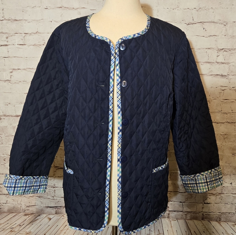 Appleseed's Womens Jacket Sz PXL Reversible Quilted Jacket - Picture 3 of 5